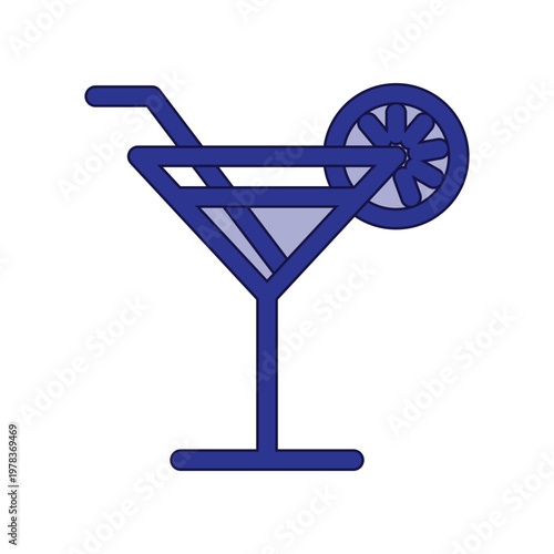 Wine glass icon design template