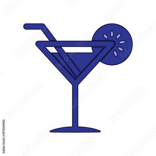 Wine glass icon design template