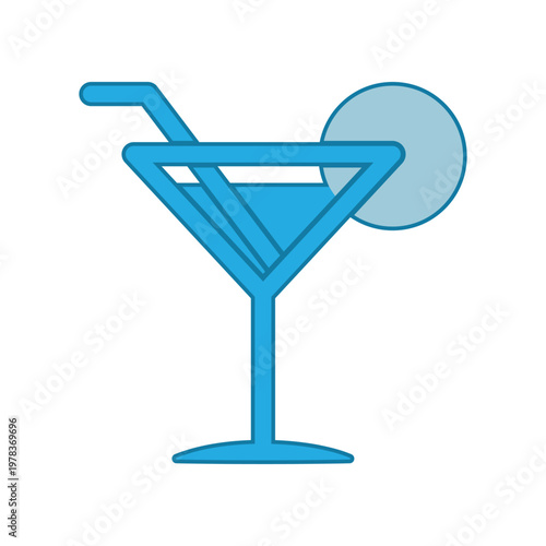 Wine glass icon design template