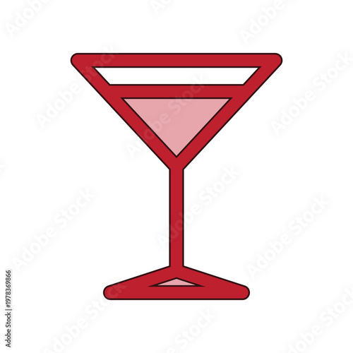 Wine glass icon design template