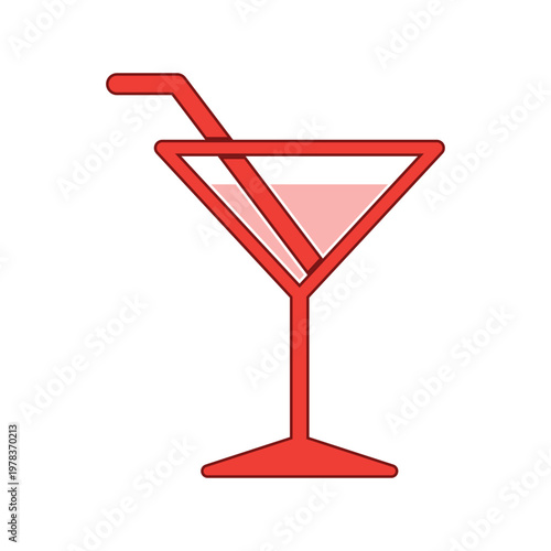 Wine glass icon design template