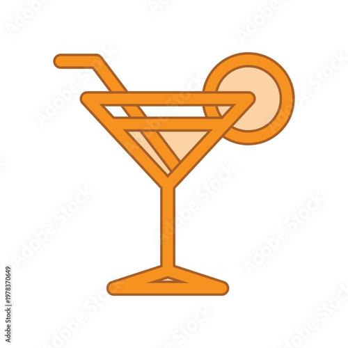 Wine glass icon design template