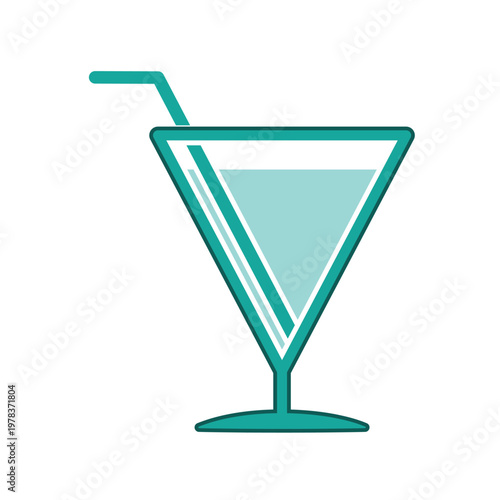 Wine glass icon design template