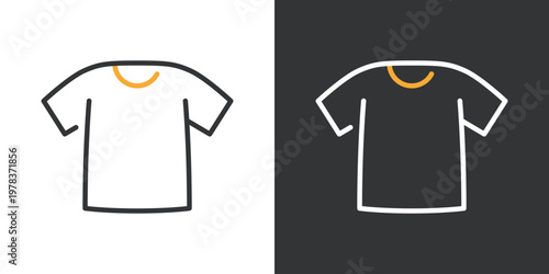 シンプルなTシャツアイコン