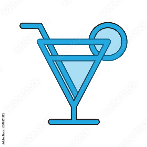 Wine glass icon design template