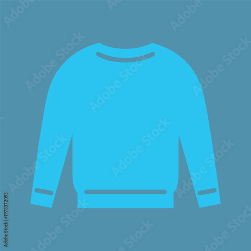 セーターのシンプルな線画アイコン