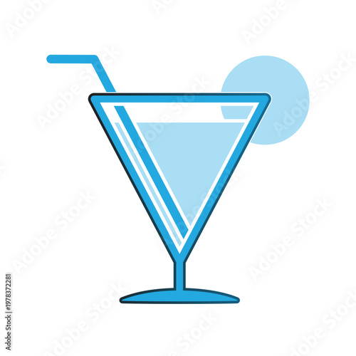 Wine glass icon design template