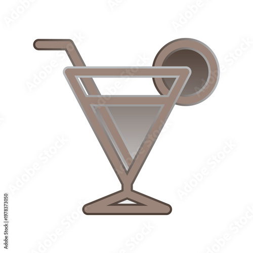 Wine glass icon design template