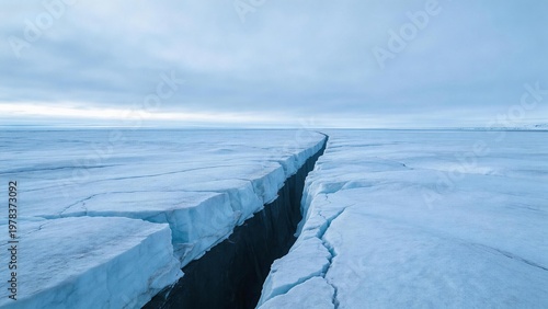 Ice formation in a frozen sea