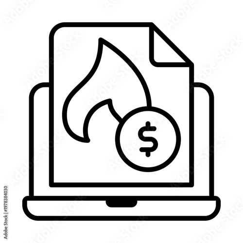 Natural gas icon vector. Propane Illustration sign. Gas supply symbol. Gas logo.