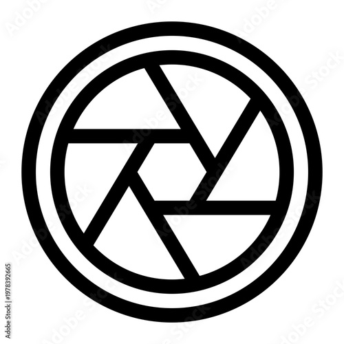 Camera Shutter Aperture Lens Photography Icon