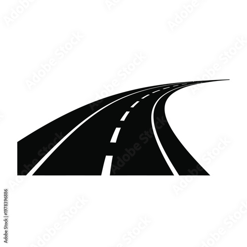 Asphalt Road Lane Highway.