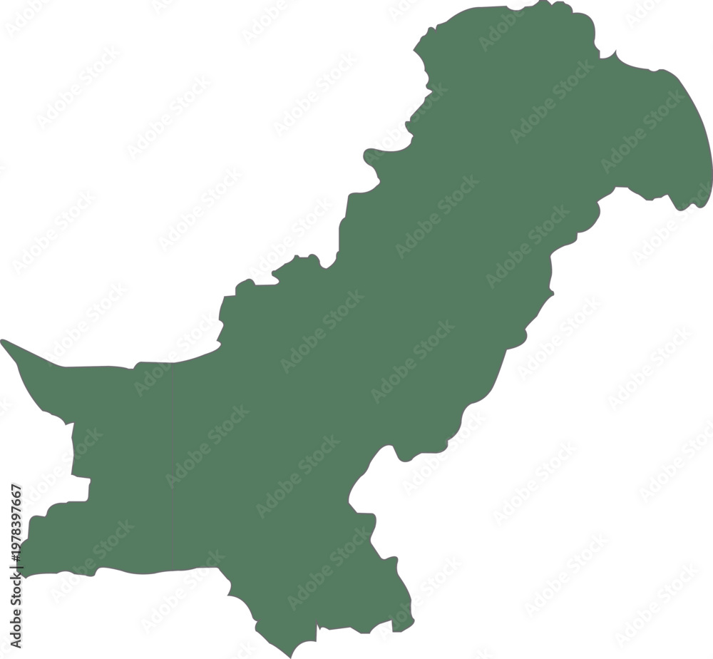 Obraz premium map of pakistan