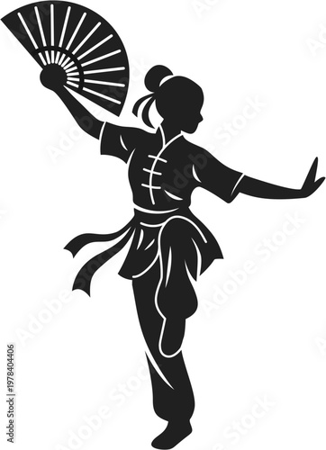  girl dancing with fan