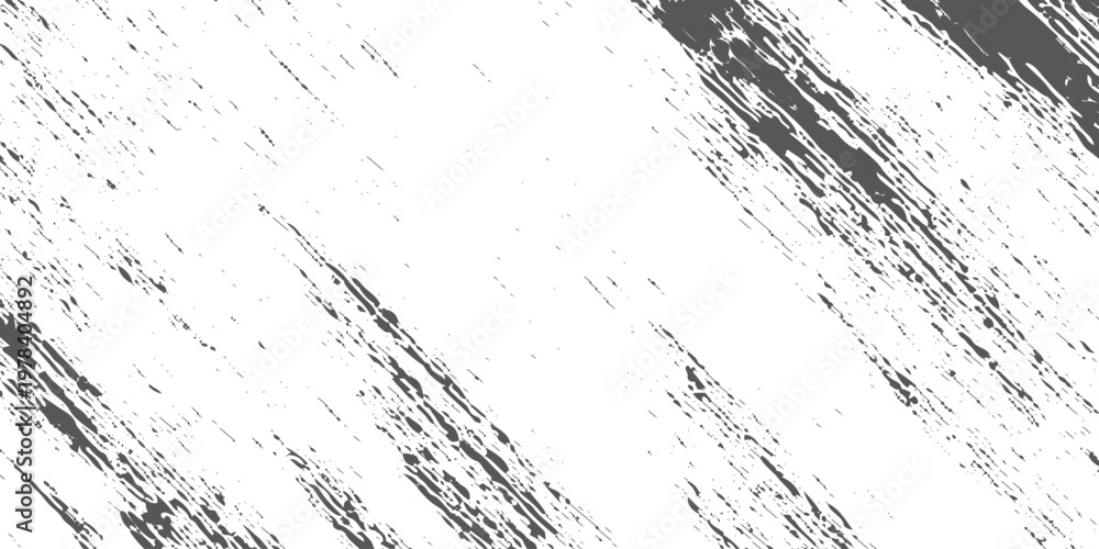 Obraz premium Light gray grunge texture, diagonal scratch lines, distressed concrete surface, dust speckles, minimalist monochrome abstract background. 
