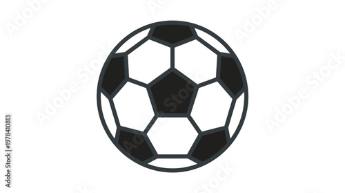 Soccer Ball Design: A classic soccer ball, with black and white pentagons, embodies the spirit of the game. A symbol of unity, the design is a timeless emblem of global sportsmanship