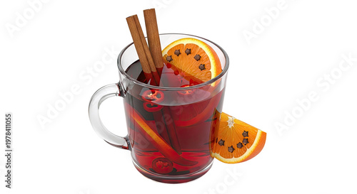 Mulled Wine with Orange, Cinnamon, and Chili