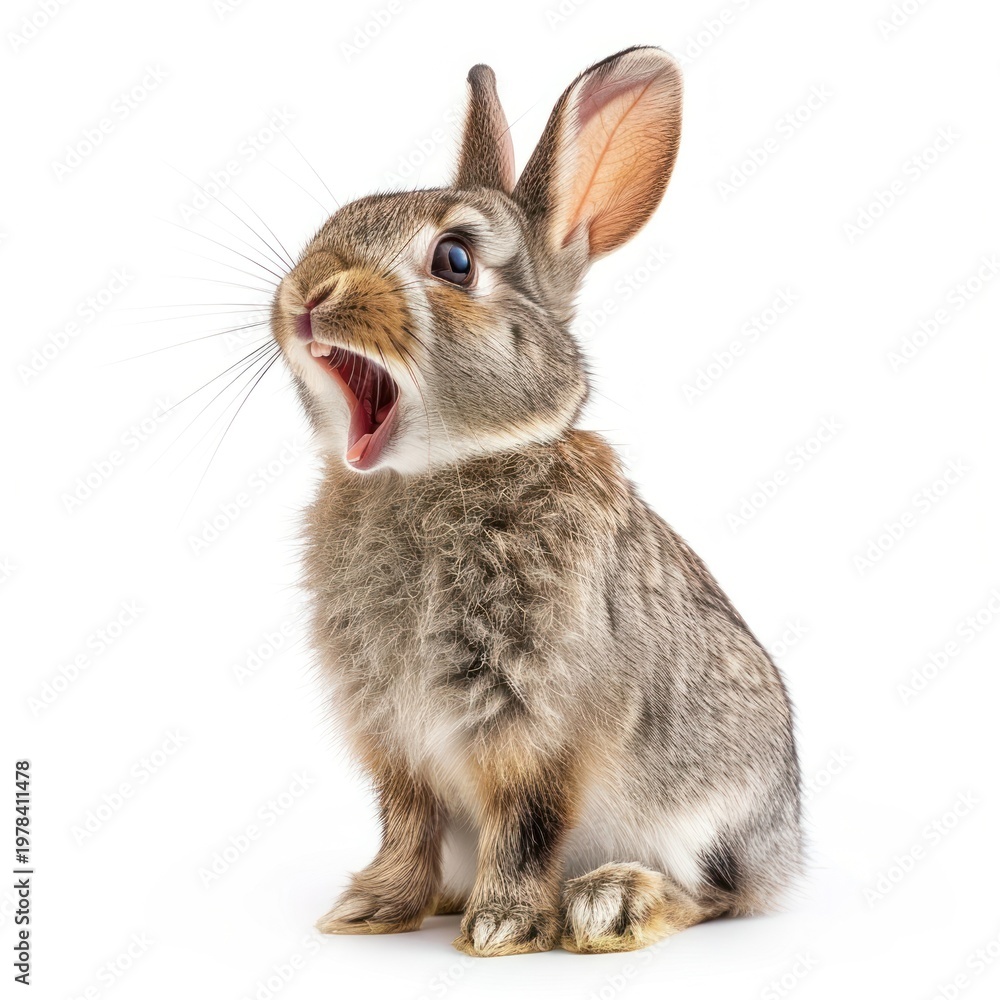 Fototapeta premium Happy rabbit animal mammal rodent.
