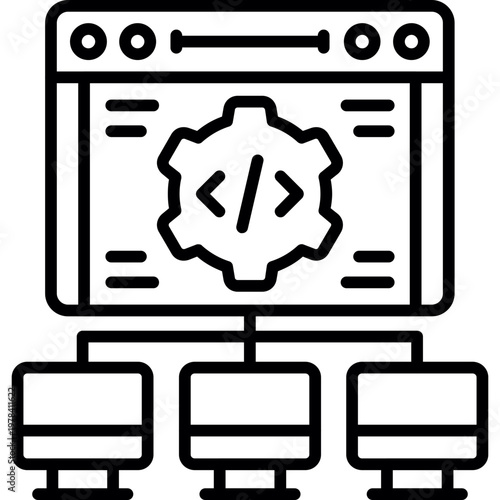 Software Development Icon Vector Element