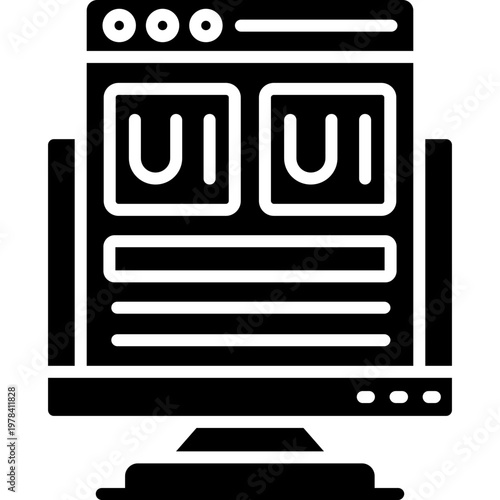 UI UX Design Icon Vector Element