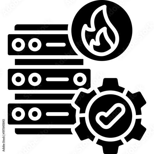Disaster Recovery Icon Vector Element