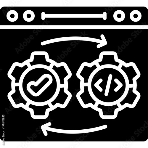 DevOps Services Icon Vector Element