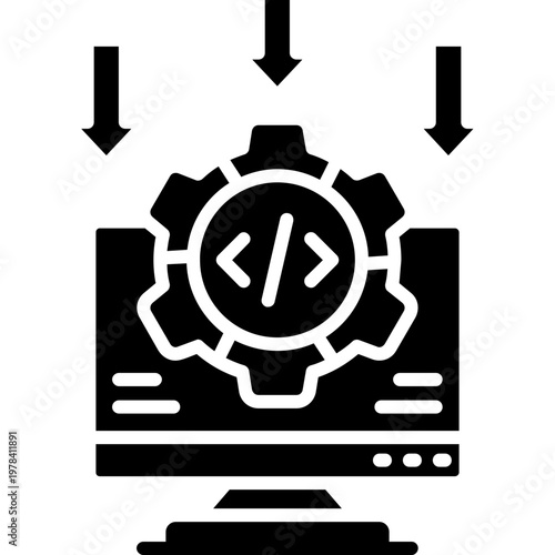 Software Installation Icon Vector Element