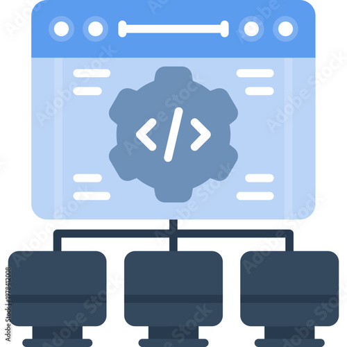 Software Development Icon Vector Element