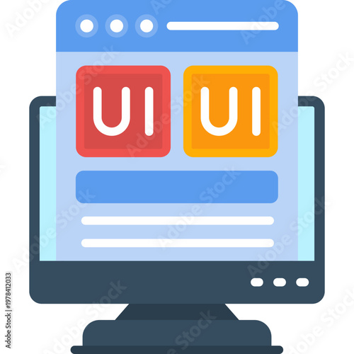 UI UX Design Icon Vector Element