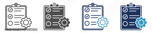 project management multi purpose icon set