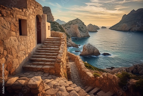 Spain sea architecture promontory.