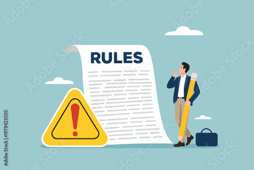 Rules and Regulations Concept