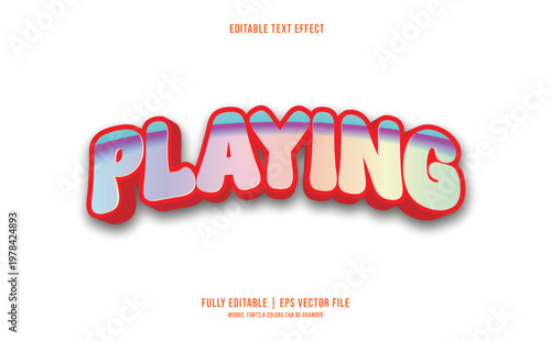 Colorful Playing Text Bubble Design.