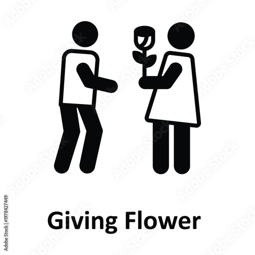 Giving Flower Vector icon which can easily modify or edit