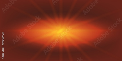 Glowing orange gradient creating warm abstract background texture, slight noise effect