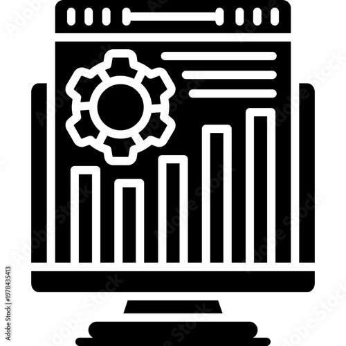 Performance Optimization Icon Vector Element
