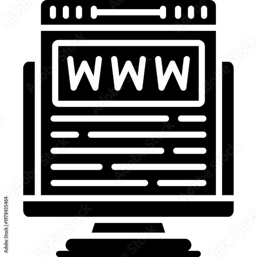 Domain Icon Vector Element