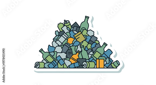 Pile of Plastic Bottles.