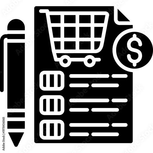 Sell Order Icon Vector Element
