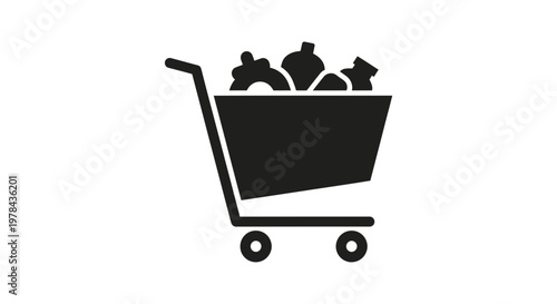Shopping Cart Full Items.