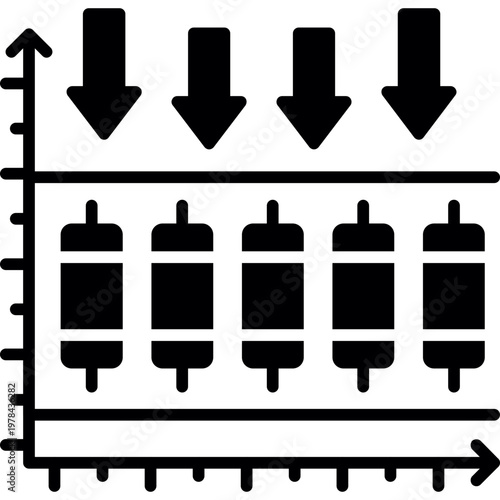 Resistance Level Icon Vector Element