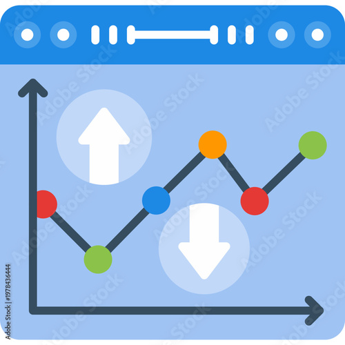 Volatility Icon Vector Element