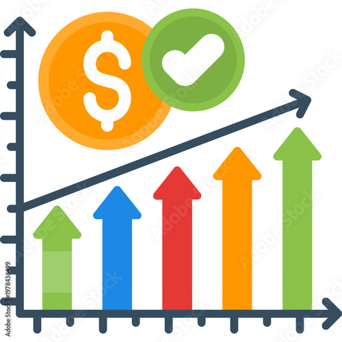 Margin Trading Icon Vector Element