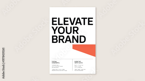 Elevate your brand with modern business advertising template and marketing materials