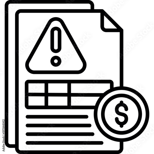 Collection Notice Icon Vector Element