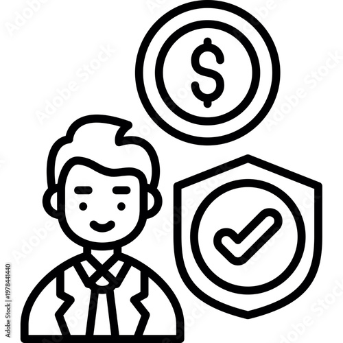 Trustee Icon Vector Element