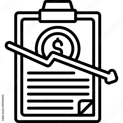 Insolvency Practitioner Icon Vector Element