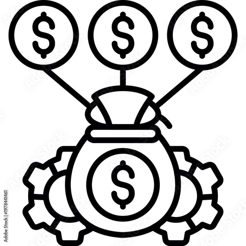 Debt Relief Icon Vector Element