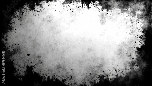 Vector Abstract grunge splash cloud with irregular edges and spots create artistic style and the darkness embraces texture and moody style