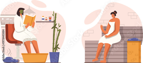 People walking on a bustling city street under construction scaffolding